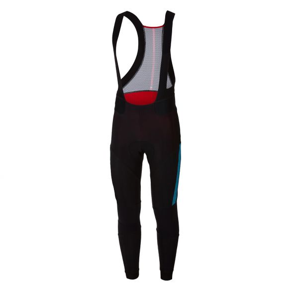 Castelli Sorpasso 2 bibtight zwart/blauw heren 17516-186