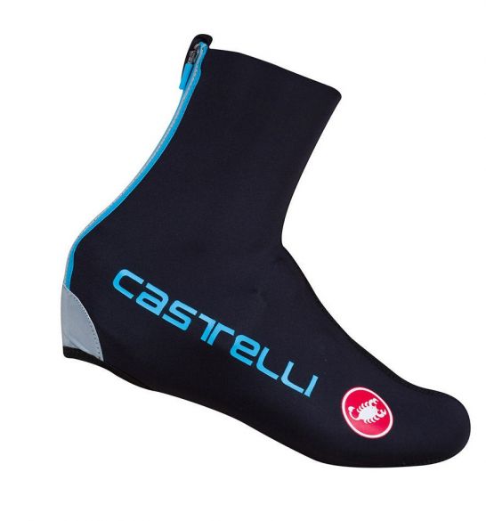 Castelli Diluvio c overschoen zwart/blauw heren 17525-186