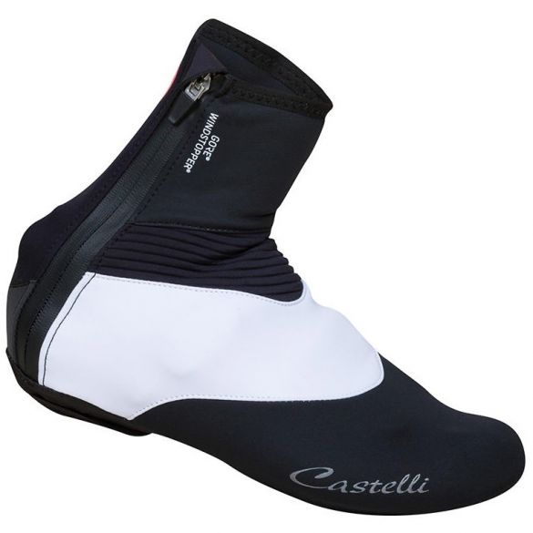 Castelli Tempo W overschoen zwart/wit dames 17545-101