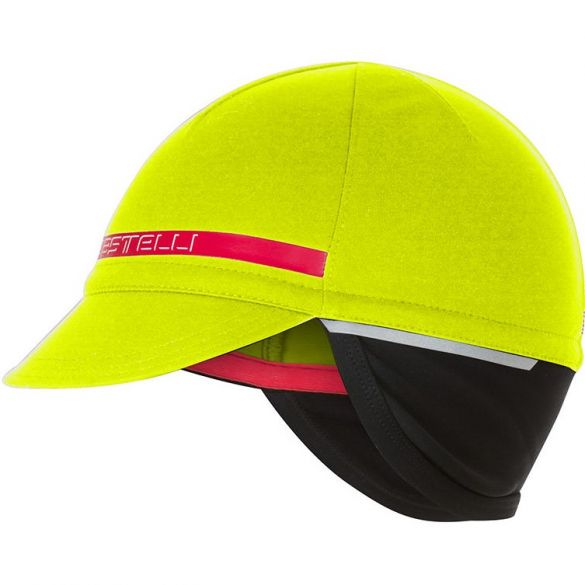 Castelli Difesa 2 cap helmmuts fluo geel 17558-032