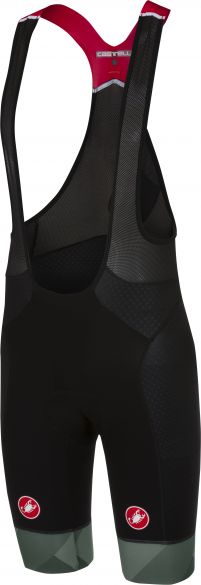 Castelli Free aero race bibshort kit version fietsbroek zwart/forest heren 18001-089
