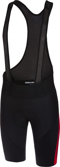 Castelli Velocissimo IV bibshort fietsbroek zwart/rood heren 18009-231