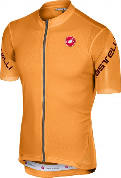 Castelli Entrata 3 fietsshirt korte mouw oranje heren 18010-034