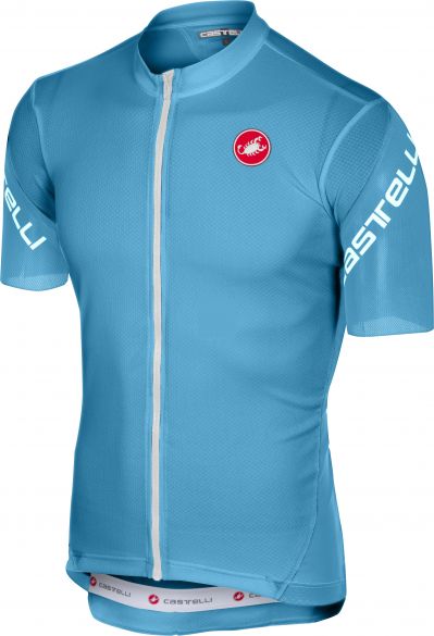 Castelli Entrata 3 fietsshirt korte mouw licht blauw heren 18010-086