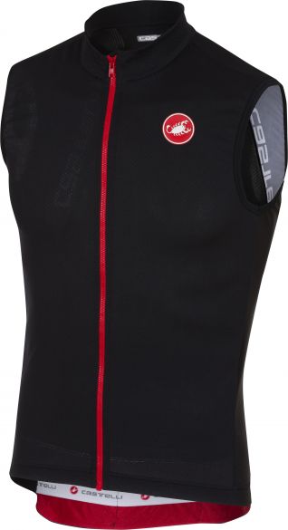 Castelli Entrata 3 fietsshirt mouwloos licht zwart heren 18011-085