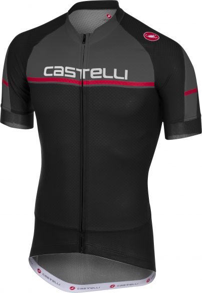 Castelli Distanza jersey fietsshirt zwart heren 18012-010