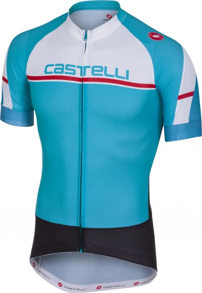 Castelli Distanza jersey fietsshirt licht blauw heren 18012-086