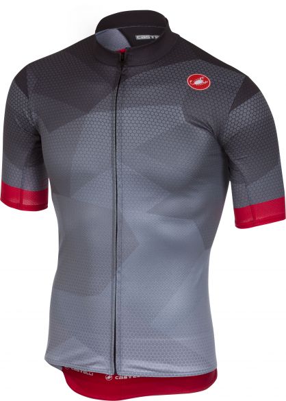 Castelli Flusso jersey fietsshirt antraciet heren 18013-009