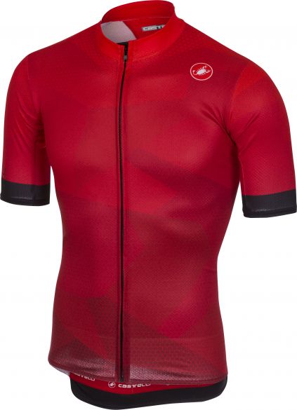 Castelli Flusso jersey fietsshirt rood heren 18013-023