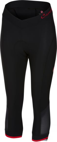 Castelli Vista knicker fietsbroek zwart/rood dames 18035-231
