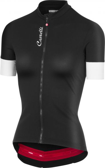 Castelli Anima 2 FZ fietsshirt zwart dames 18039-010
