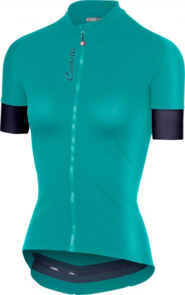 Castelli Anima 2 FZ fietsshirt groen dames 18039-044