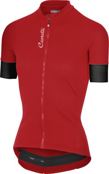 Castelli Anima 2 fietsshirt rood dames 18039-023