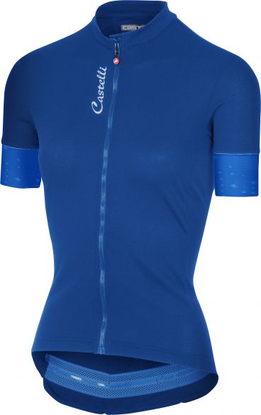 Castelli Anima 2 fietsshirt blauw dames 18039-054