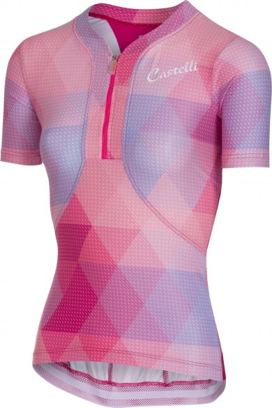 Castelli Alba jersey fietsshirt roze dames 18095-012