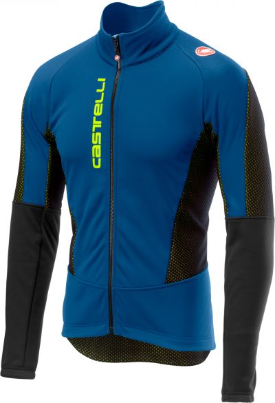 Castelli Mortirolo V jacket blauw/zwart heren 18505-087