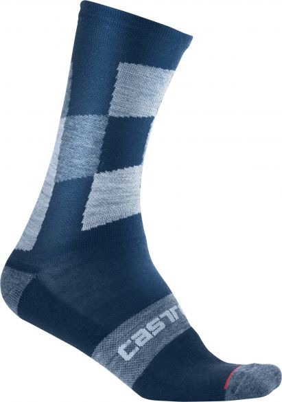 Castelli Diverso 2 18 fietssokken donker blauw heren 18532-041-VRR
