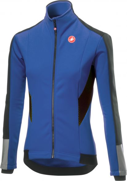 Castelli Mortirolo 3 W lange mouw jacket blauw dames 18542-033