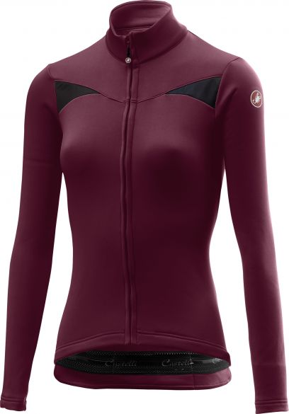 Castelli Sinergia fietsshirt lange mouw paars dames 18545-091