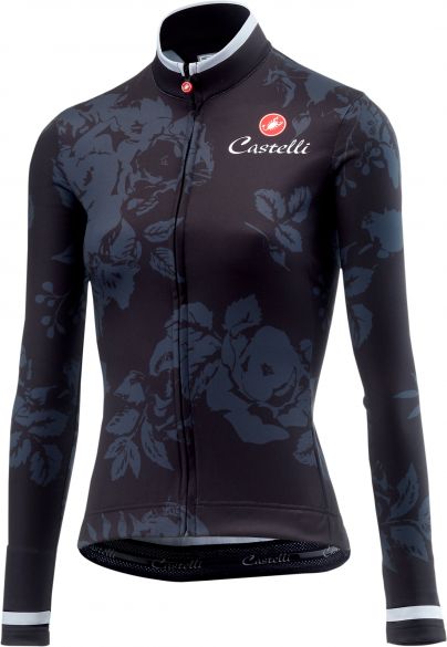 Castelli Scambio fietsshirt lange mouw licht zwart dames 18546-085