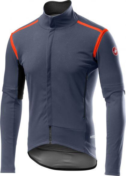 Castelli Perfetto RoS Convertible jacket dark steel blauw heren 19501-070