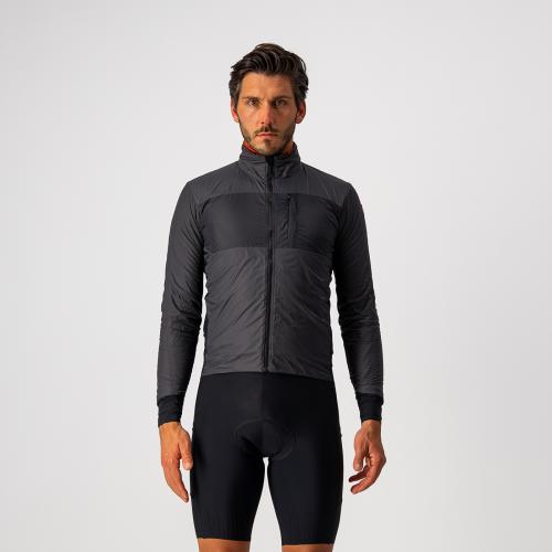 Castelli Unlimited Puffy lange mouw fietsjack grijs heren XXXL