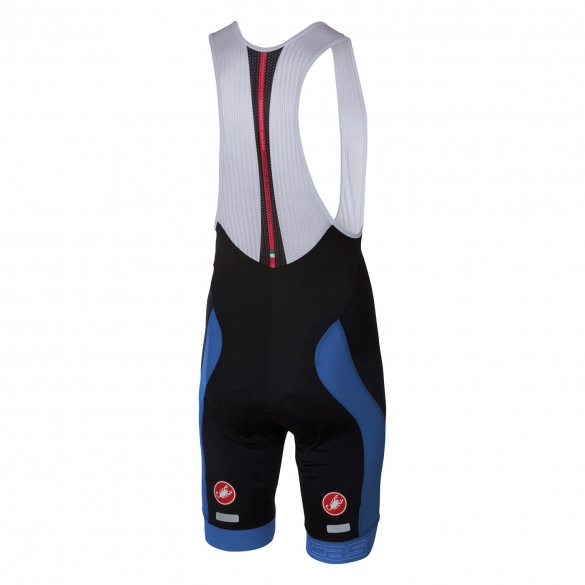 Castelli Velocissimo bibshort zwart/blauw heren 16003-059 CA16003-059