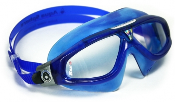 Aqua Sphere Seal XP Zwembril transparante lens blauw/zilver AS169890