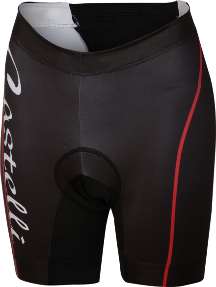 Castelli Core W tri short zwart/rood dames 14121-023 14121-023