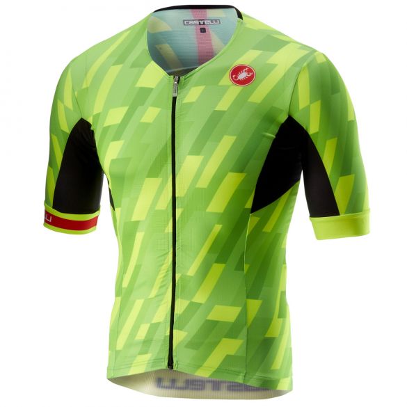Castelli Free speed race jersey tri top pro groen heren 18105-084
