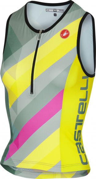 Castelli Core 2 W singlet multikleur grijs dames 18121-089
