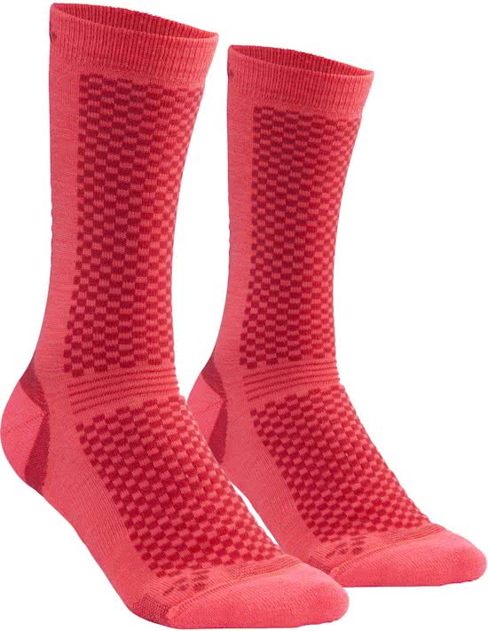 Craft warm mid sokken roze 2-pack 1905544-801452