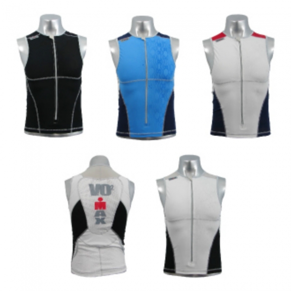 Ironman men's zip tri top (8504) IM8504