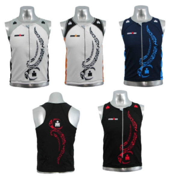 Ironman men's zip tri top tattoo line (8925) IM8925