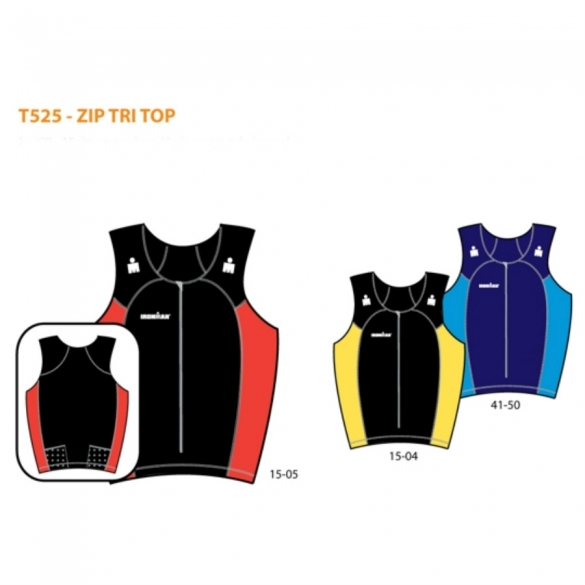 Ironman men's zip tri top (T525) IMT525