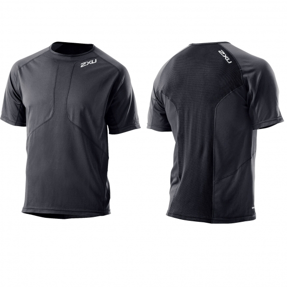 2XU Comp Run S/S Top zwart (MR2284a) 2XUMR2284ABLACK