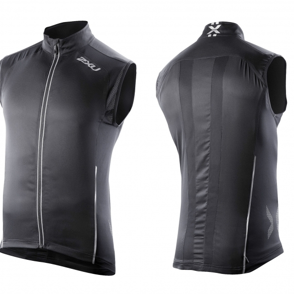 2XU Vapor Mesh 360 Run Vest zwart (MR2287a) 2XUMR2287ABLACK