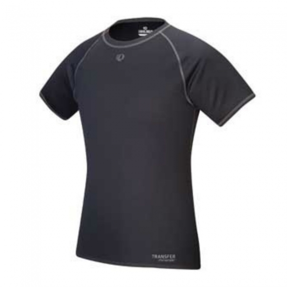 Pearl Izumi transfer ondershirt korte mouw heren zwart PI3896zwart