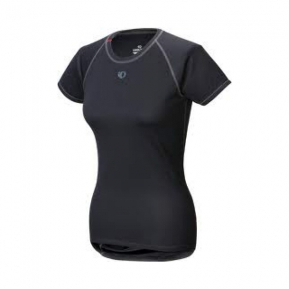 Pearl Izumi transfer ondershirt korte mouw dames zwart PI3897zwart