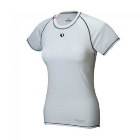 Pearl Izumi transfer ondershirt korte mouw dames wit PI3897wit