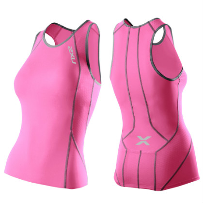 2XU Perform tri singlet dames 2014 WT2851a Synthetic pink 2XUWT2851ASYPI