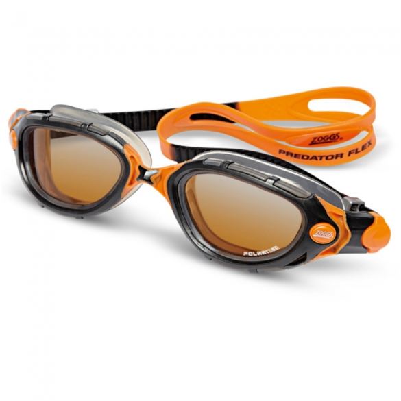 Zoggs Predator Flex zwembril zwart/oranje 321847