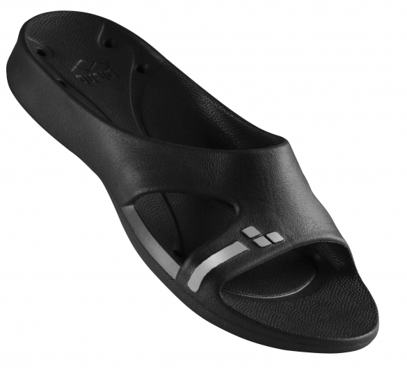 Arena Hydrosoft Slide badslippers dames zwart/zilver AA80781-51