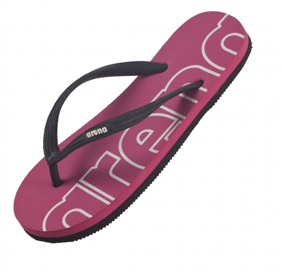 Arena Perlis Beach teenslippers dames zwart/roze AA80846-59