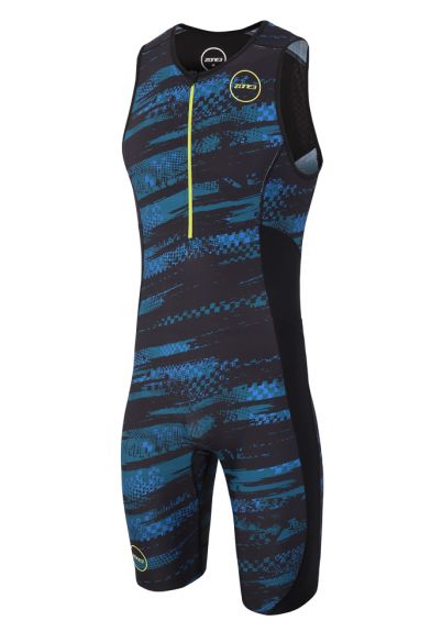 Zone3 Activate plus mouwloos trisuit Stealth speed heren TS18MACPP104
