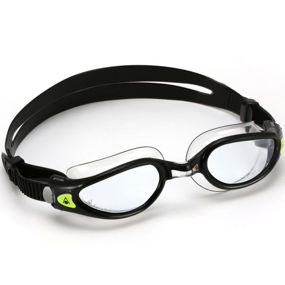 Aqua Sphere Kaiman EXO transparante lens zwembril zwart/zilver ASEP116122