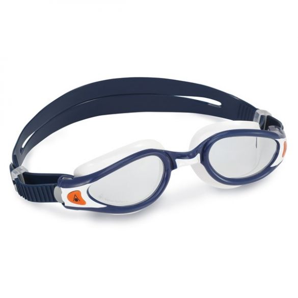 Aqua Sphere Kaiman EXO transparante lens zwembril donkerblauw/wit ASEP1164009LC