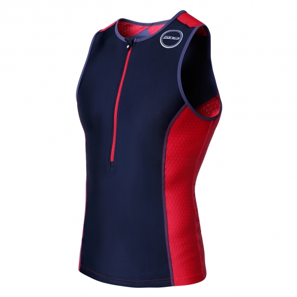 Zone3 Aquaflo plus tri top zwart/rood heren 16217