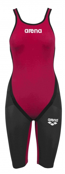 Arena Powerskin Carbon Flex FBSLO Badpak dames rood/zwart AR86429-54