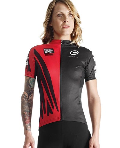 Assos Cape Epic XC evo7 SS fietsshirt rood dames 522020247